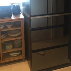 お値下】【廃盤品】MUJI・無印良品 木製キャビネット・ガラス扉・オーク材