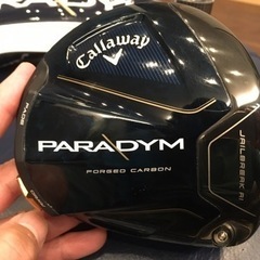 キャロウェイ　パラダイム　ドライバーヘッド　9.0° ヘッドカバー　新品　付き 保証書付き  