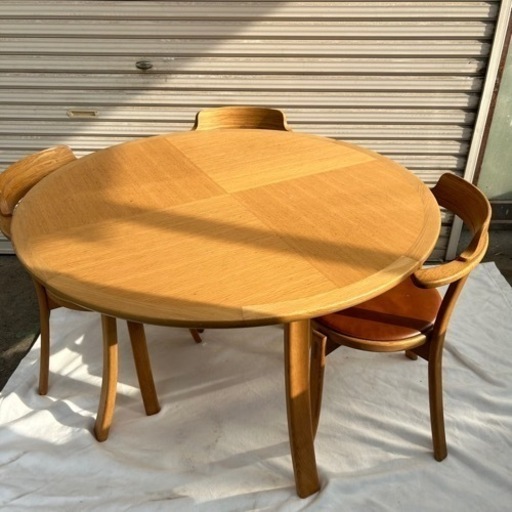 【取引中】B424 ASAHIKAWA家具 テーブル チェア セット CONDE HOUSE