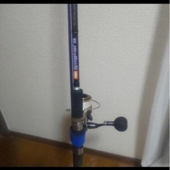 ショアジギロッド、リール、タモ