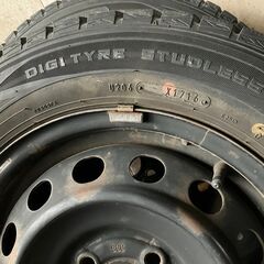 スタッドレス 4本 ホイール付き 2016 185/65R14 86Q モビリオ