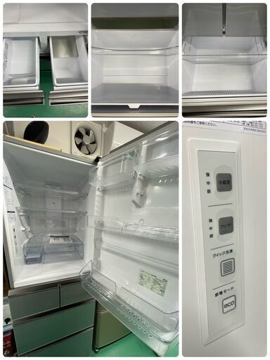 大阪⭐️エコマックス♻️「T444」2016年式　AQUA　ノンフロン冷凍冷蔵庫　AQR-SD42E(S)　415L