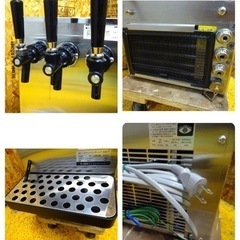 (1183-0) ボクソン 3口 生ビールサーバー VT-30D-T ディスペンサー アサヒビールヘッド 減圧弁等付属 業務用 中古 厨房 引き取りも歓迎 大阪