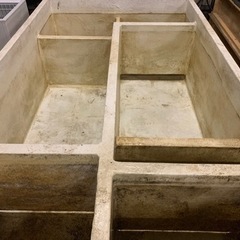 FRP大型濾過層 1800×3000×870 錦鯉、チョウザメ、FRP水槽、アロワナ