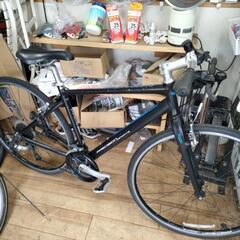 クロスバイク 24段変速  マットブラック整備済