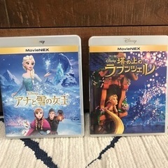 ディズニー　アナ雪 & ラプンツェル　2枚組DVD Blu-ray
