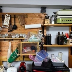 【取引者決定】キッチン壁収納（DIY）