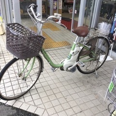 ✨電動アシスト❗️人気のPanasonic❗️バッテリー2個❗️ 3段変速