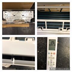 ☆中古￥21,800！IRIS OHYAMA　6～8畳用2.2kwルームエアコン　家電　2020年製　IRR-2221C型　【BK306】