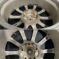 BS BRIDGESTONE ECO FORME SE-15 エコフォルム 17インチ 4本 7J5HPCD114.3+38 ハリアー アルファード ヴェルファイア等　(MHC048) クレジットカード QRコード決済可能