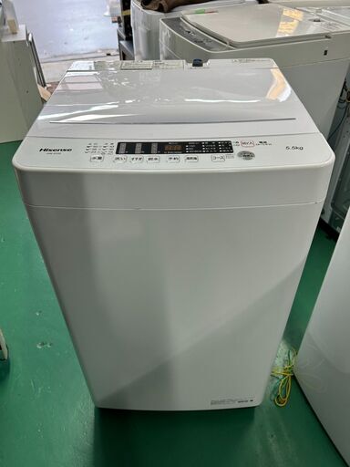 大阪⭐️エコマックス♻️「T454」2022年式 Hisense 5.5kg 洗濯機 HW-K55E【大阪市プレミアム付商品券利用可能！】