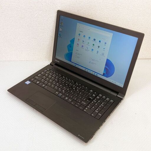 Windows11 第7世代CPU搭載 新品SSD使用 テンキー付 ★ 東芝 dynabook B55/M Core i3-7100U(2.4G/2コア) メモリ8GB SSD256GB 15.6型HD