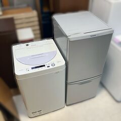 受付終了】配送取付無料♬①冷蔵庫＆洗濯機のセット（洗浄除菌整備渡し  