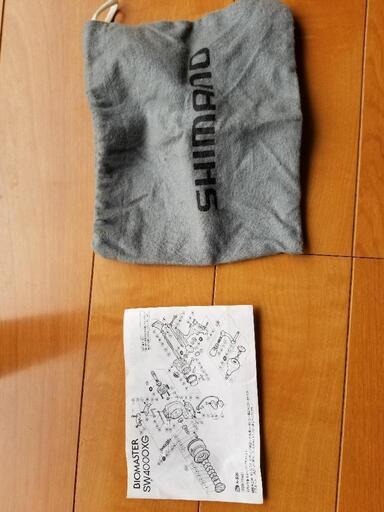 リールとロッドです BIOMASTER SW400XG ロッドCROSTAGE CRC-70ML 7ft