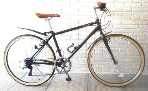 ＜整備済・美品＞アメリカンイーグル・クロスバイク 27インチ・イエロー シマノ3×6段変速 整備済・美品＞アメリカンイーグル・クロスバイク 27インチ・イエロー