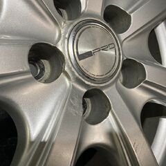 DUNLOP PRD 社外ホイール 15インチ 4本 6J5HPCD100+43 プリウス ウィッシュ等　(MHC042) クレジットカード QRコード決済可能 DUNLOP PRD 社外ホイール 15インチ 4本 6J5HPCD100+43 プリウス