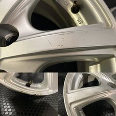 DUNLOP PRD 社外ホイール 15インチ 4本 6J5HPCD100+43 プリウス