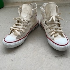 コンバース converse オールスター　ベージュ　24.5