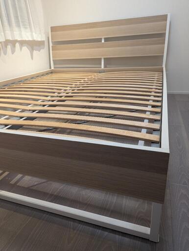TRYSIL トリスィル　ベッドフレーム　すのこベッド　クィーンベッド　IKEA　イケア