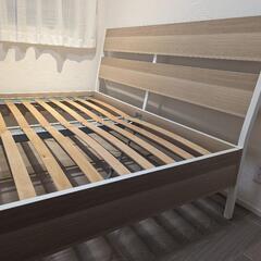 TRYSIL トリスィル ベッドフレーム すのこベッド クィーンベッド IKEA