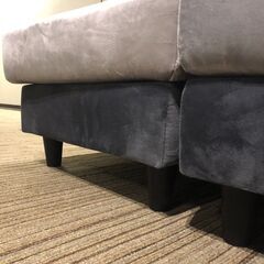 【展示品・未使用品】3人掛けソファ ベルベット調3人掛けカウチソファ ハイバックソファ ソファ そふぁ 幅189cm 参考価格69,990円💳自社配送時🌟代引き可💳※現金、クレジット、スマホ決済対応※【送料に設置込】