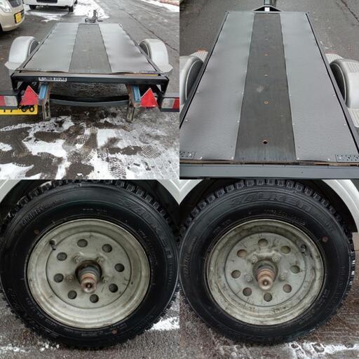 スノーモービル トレーラー 8ナンバー