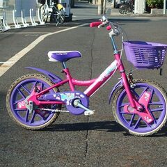 16インチ　幼児車 Funee Kids ピンク中古