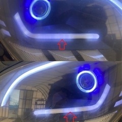 アルファード20系 LED プロジェクター HID イカリング ALPHARD ロゴ 