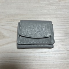 決定しました⚠️🙇‍♀️ブルーグレー 三つ折り財布(新品未使用)