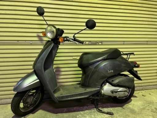 【売約済】実働 BT新品 バリ溝 ホンダ AF61 トゥデイ 4スト 原付 バイク スクーター  ダークグレー