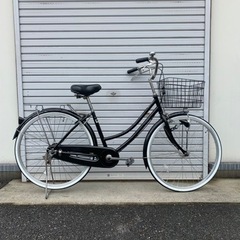 ☆前後タイヤ新古品☆ 26型 6S LEDオートライト軽快車 防犯登録料込