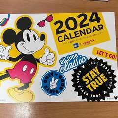 ディズニー　卓上カレンダー２０２４年（アート引越しセンター　非売品）