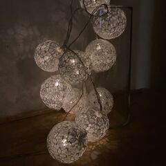 LED ガーランド　ライト　3D レース　薔薇