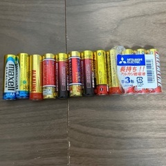 アルカリ電池色々な種類11本セット