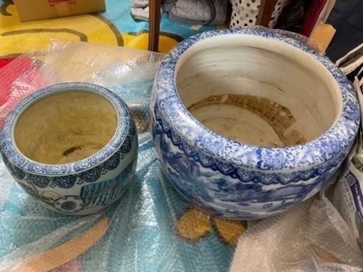 睡蓮鉢　火鉢