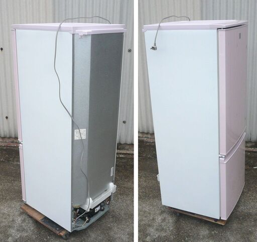 配達先決定　設置無料配達します美品姫系可愛いピンクの冷蔵庫SHARP 167L 2018年製　SJ-17E5-KP