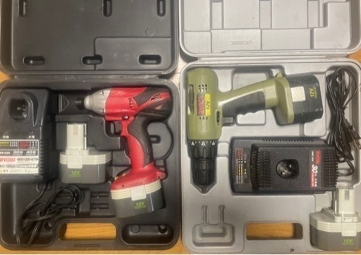 RYOBI リョービ ドライバドリル インパクト ドライバー2台セット