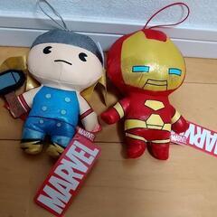 MARVELぬいぐるみ2個セット　タグ付き