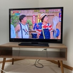 ☆中古美品☆SHARP32型液晶テレビ＋テレビ台セット☆