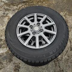 スタッドレスタイヤセット　155/80R13  アルミ　ブリジス...