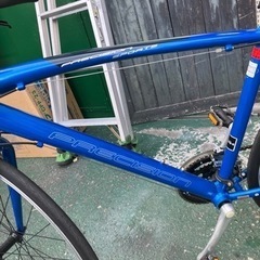 アサヒ　ロードバイク　自転車　PRESITION 青