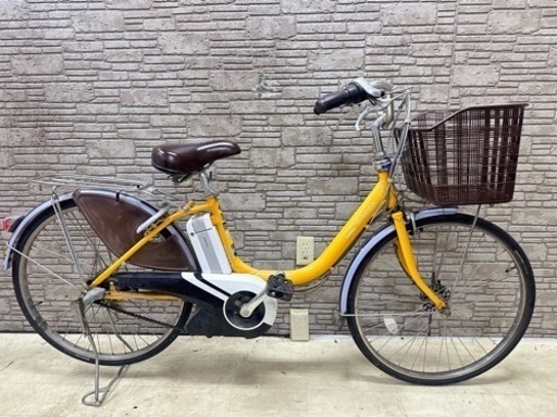 クリスマスSALE東京23区配達無料 新基準 ブリヂストン　アシスタ　4.3Ah リチウム 電動自転車 中古　BS 615