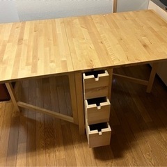 IKEA バタフライテーブル　NORDEN ノールデン　ゲートレ...