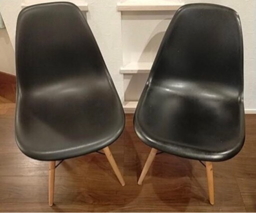イームズチェア リプロダクト 黒 2脚 ○黒2脚セット○超美品○2way