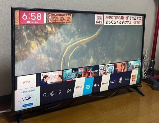 (美品)LGスマートテレビを売ります(49インチ)。