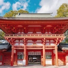 神社にお参りしながら、ゴミ拾い！