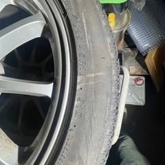 18インチ　アルミホイールタイヤ付き　4本セット　値下げ交渉受け付けます