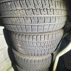 18インチ　アルミホイールタイヤ付き　4本セット　値下げ交渉受け付けます