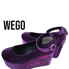 WEGO・ウィゴー ・ベロアパンプス。23cm。とても綺麗です。...