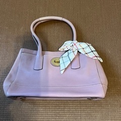 COACH　リボン付きハンドバック　卒業式入園式用